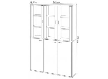 Витрина СУ(ш3в2)+3ФГ+3ФС БЕШ