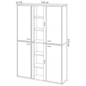 Витрина Оревро (ш3в2)+4ФГ+2ФС НБЕ