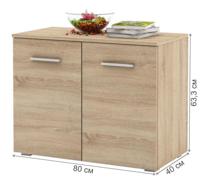 Комод Плутон 1 дуб сонома