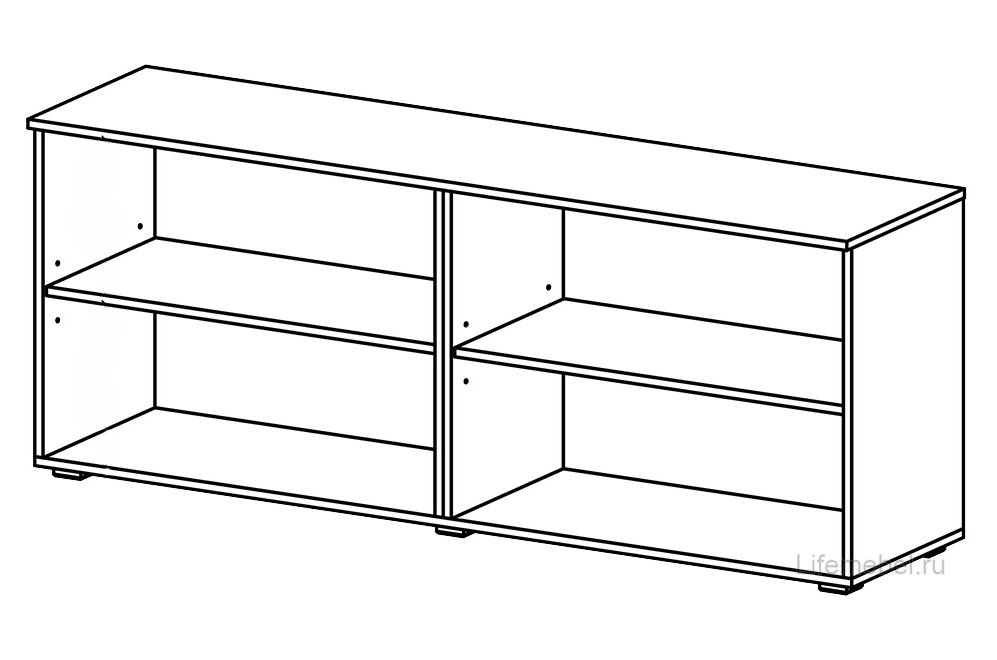 Комод Плутон 5 белое дерево