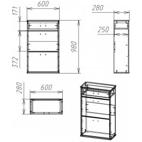 Обувница Мебелайн-4