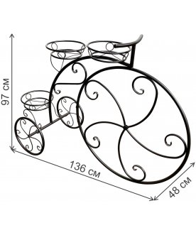 Цветочница Велосипед большой