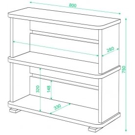 Стеллаж СБ-25/2