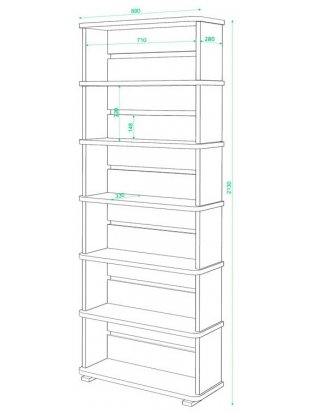 Cтеллаж СБ-25/6 Ш шамони