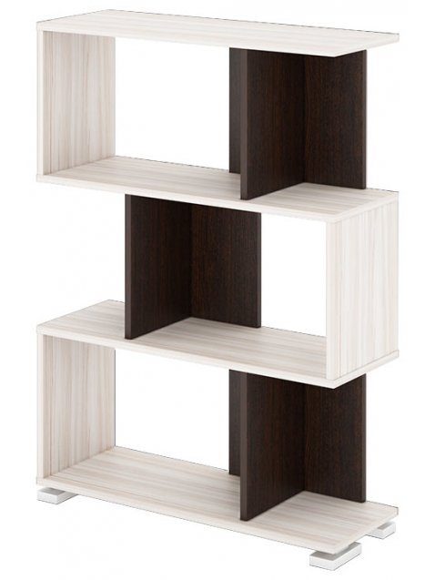 Cтеллаж СЛ-5-3 КВ карамель / венге