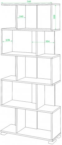 Cтеллаж Валевро-5 Н нельсон