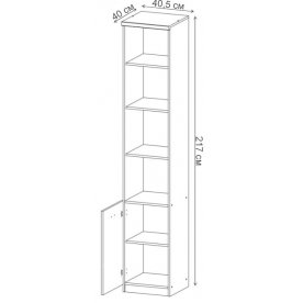 Стеллаж Малькольм REG 1D L