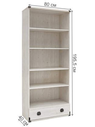 Стелаж Индиана JREG 1So/80 сосна каньон