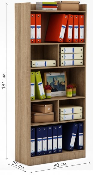 Стеллаж Атлант-8 дуб сонома