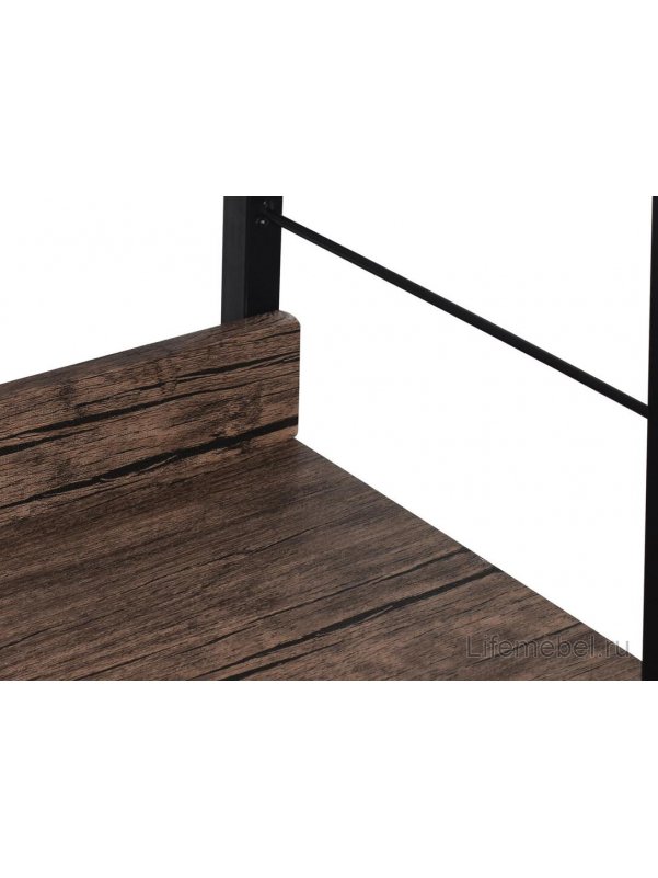 Стеллаж Brabix Loft SH-003 морёный дуб