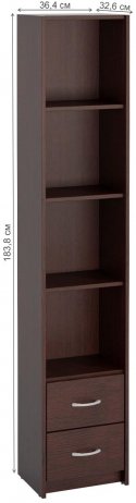 Стеллаж Милана-8 венге