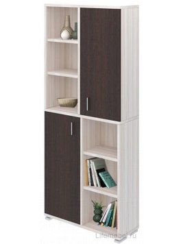 Стеллаж Феланта-30-2 КВ карамель / венге