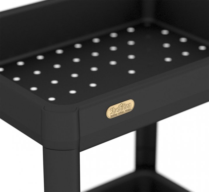 Стеллаж Sheffilton SHT-SS25-3 черный