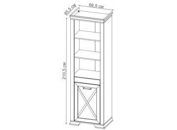 Стеллаж Марсель REG1DL
