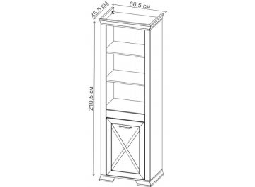 Стеллаж Марсель REG1DP