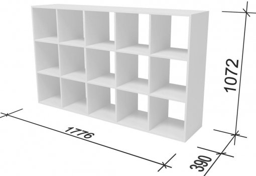 Стеллаж СИ35 дуб сонома