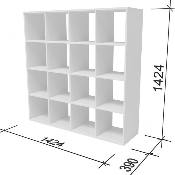 Стеллаж СИ44 белый