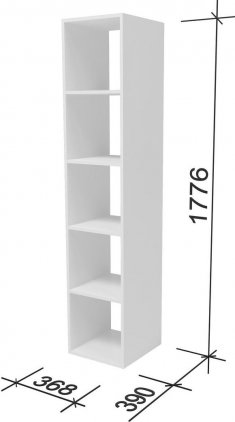 Стеллаж СИ51 венге