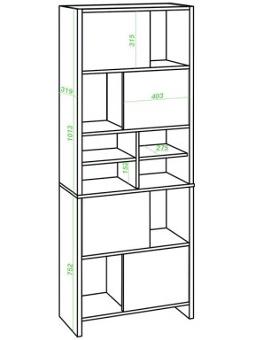 Стеллаж СТЛ-ЗВХ Н нельсон