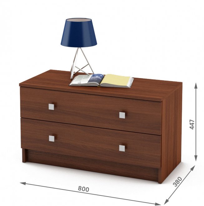 Тумба Бостон-2 итальянский орех