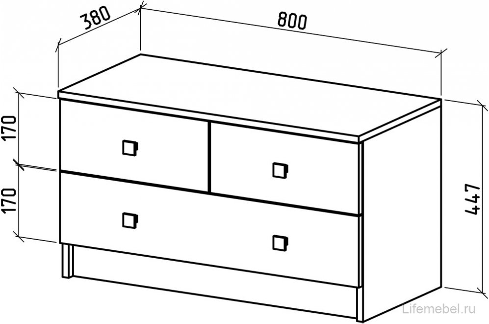 Тумба Бостон-3 итальянский орех