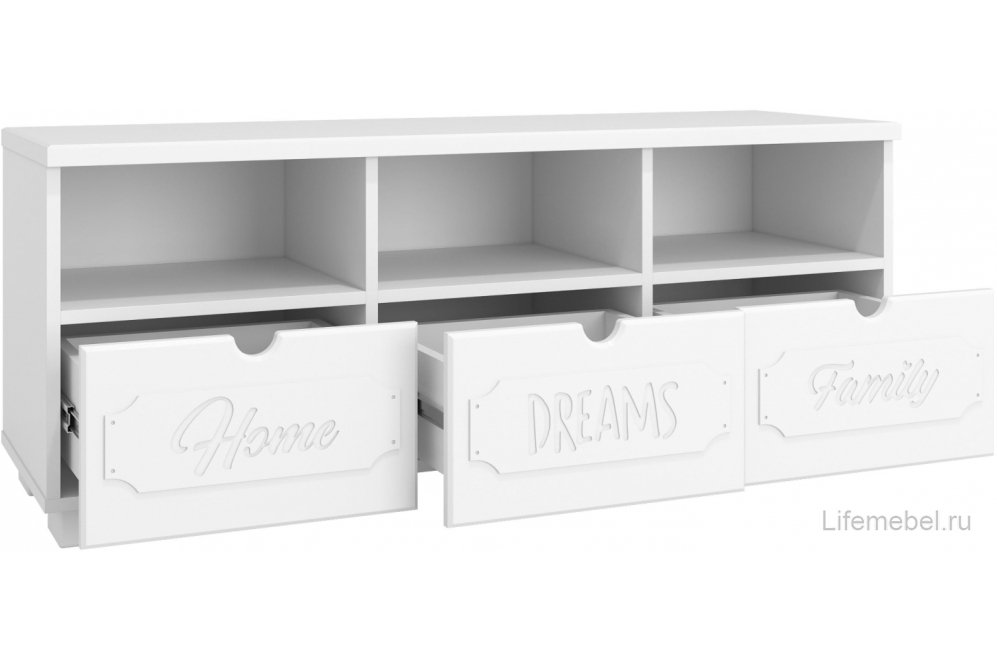 Тумба ДримСтар ДС-16 белое дерево