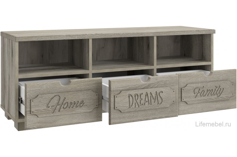 Тумба ДримСтар ДС-16 дуб эвок / дуб сонома темный