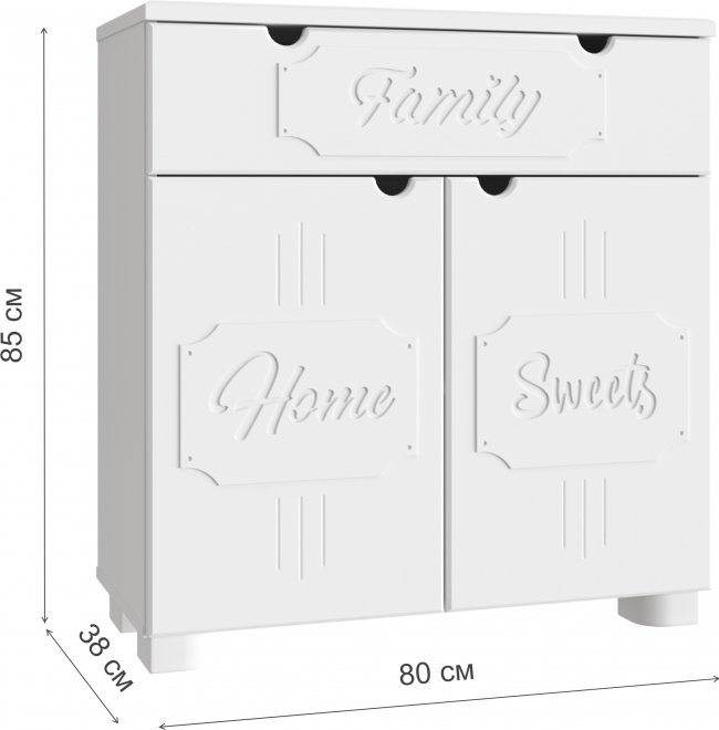 Тумба ДримСтар ДС-18 белое дерево