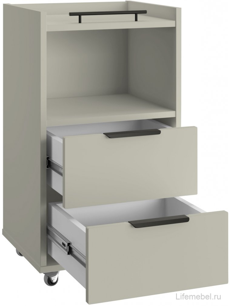 Тумба К-30 глиняный серый / риолит