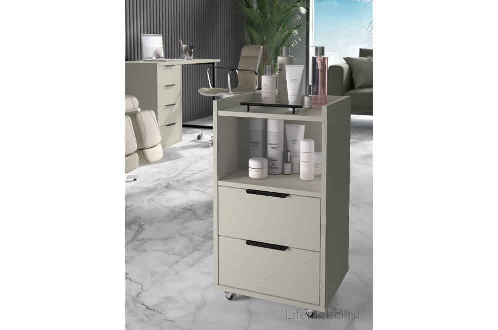 Тумба К-30 глиняный серый / риолит