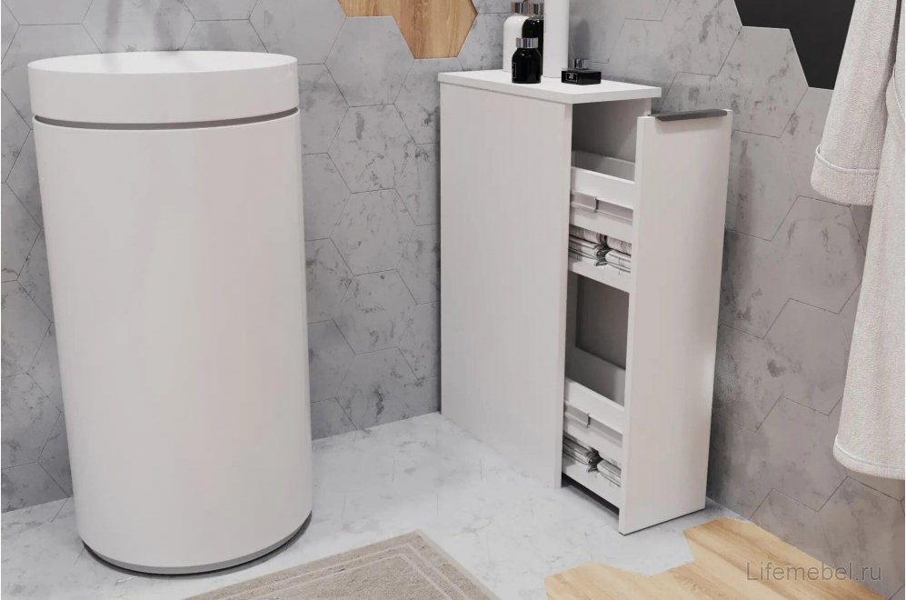 Тумба К-40 белый структурный