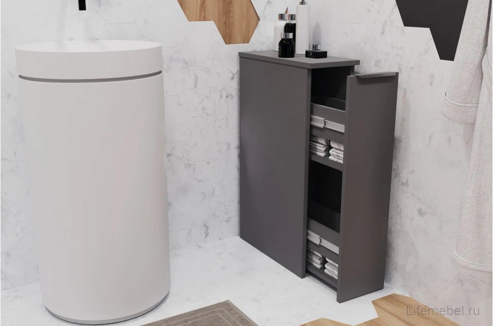 Тумба К-40 серый графит