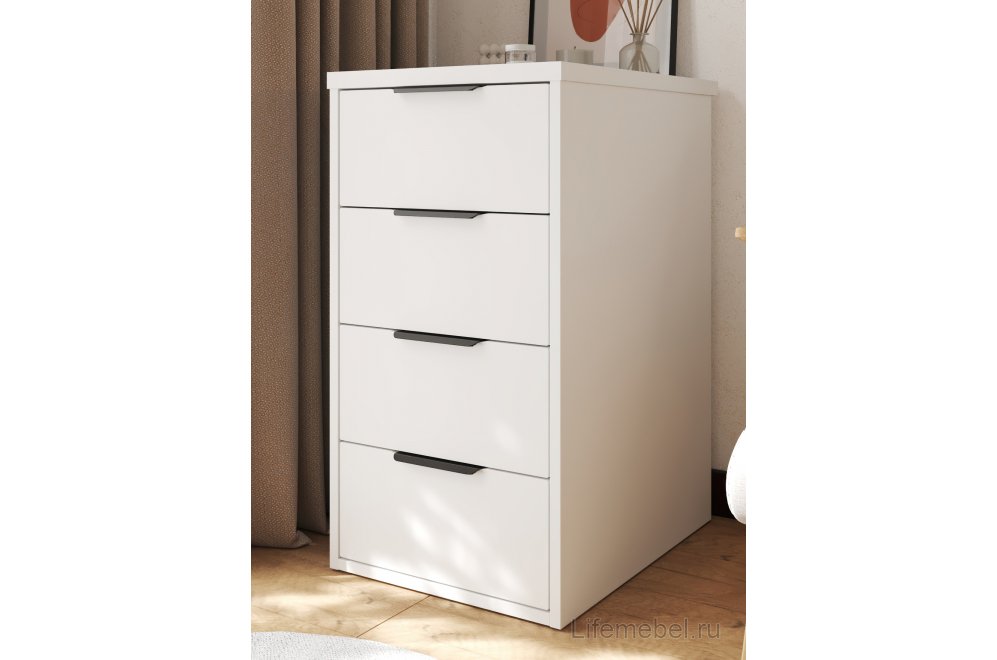 Тумба К-52 белый структурный / меренга