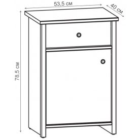 Тумба Порто KOM1D1S