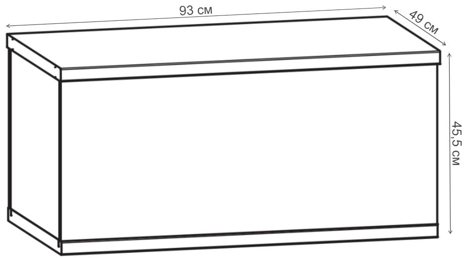 Тумба Малькольм KUF 90 дуб каньон монумент с печатью / серый вольфрам