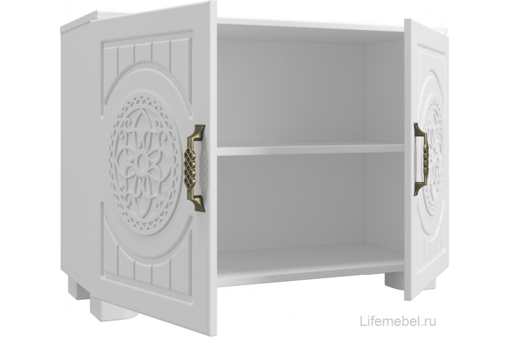 Тумба Монблан МБ-30К белое дерево