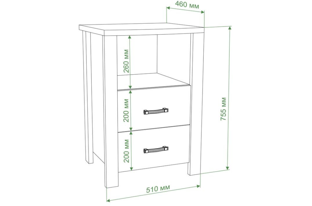 Тумба ТБД ШБЕ шамони / белая