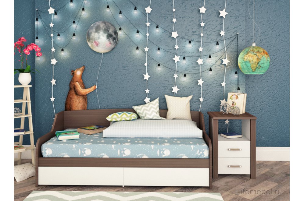 Тумба ТБД ШБЕ шамони / белая