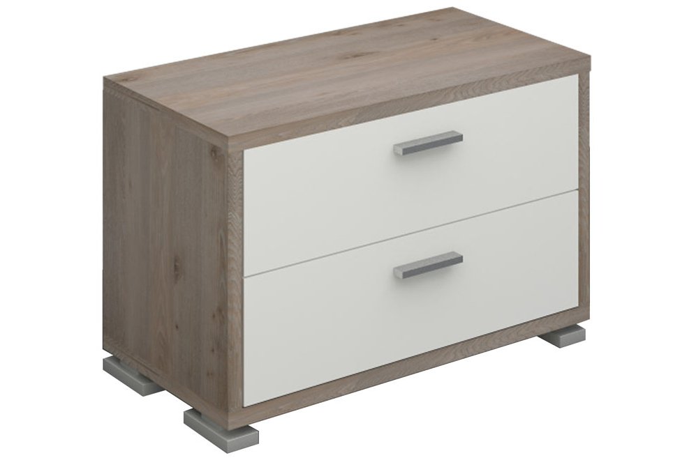 Тумба ТМ-50 НБЕ нельсон / белая