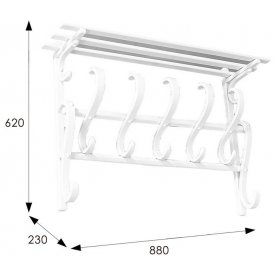 Вешалка настенная В 7Н