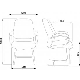 Офисный стул King