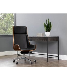 Офисное кресло Cadence черный;коричневый