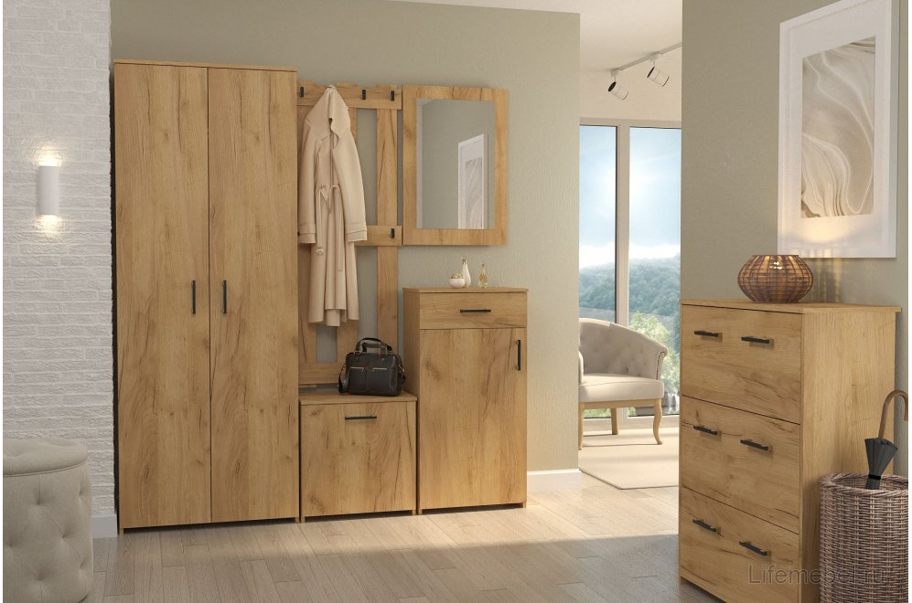 Тумба Агата АТ-10 дуб крафт золотой