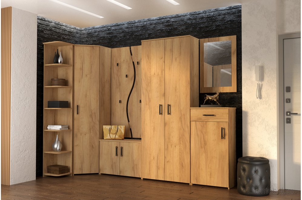 Тумба Агата АТ-3 дуб крафт золотой