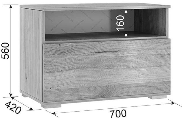 Тумба Лайк 22.01 дуб мария