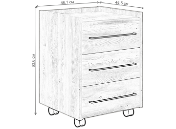 Тумба Loftis LMC-3D.A