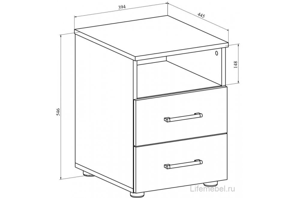 Тумба ОФ-24 дуб крафт табачный