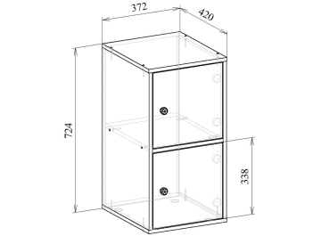 Тумба Прайм-21-2