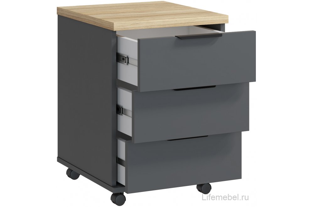 Тумба Скайлайт СЛ-12К блеквуд ячменный / графит