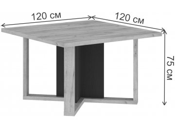 Стол для переговоров SkyLand ALTO ACT 1212 1200х1200х750